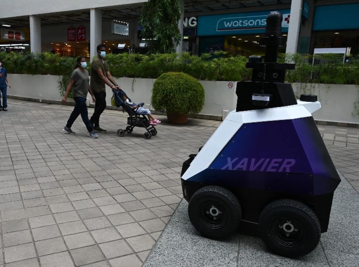 Los robots que patrullan Singapore