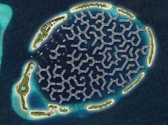 Una ciudad está surgiendo del Océano Índico