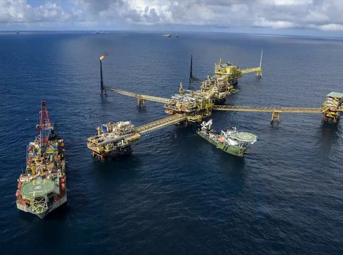 Fuga de metano en campo petrolífero