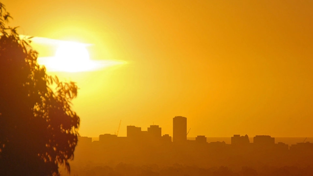 Adelaida, Australia, durante una ola de calor
