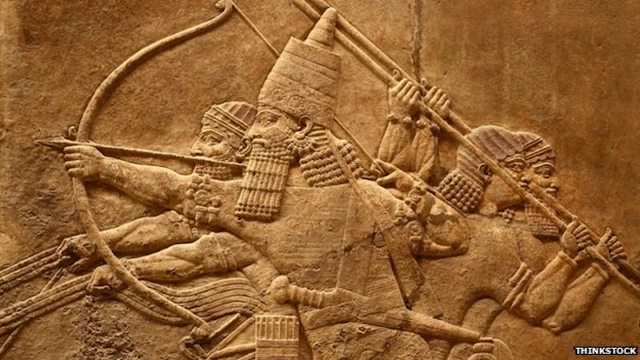 Batalla mesopotamia, relieve.