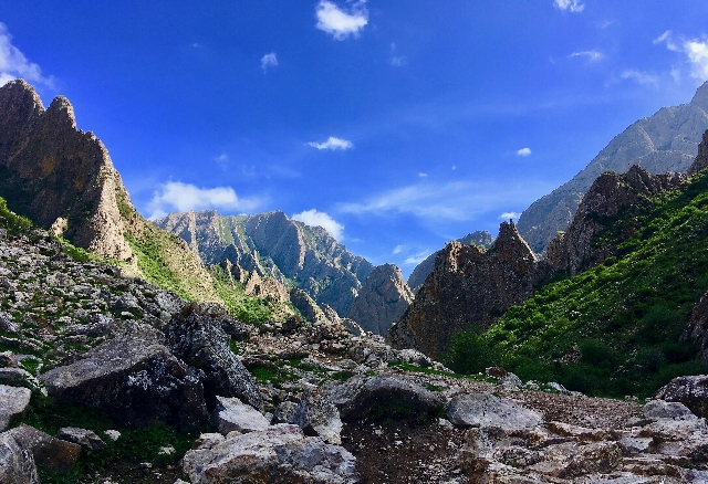 Sitio de las cuevas de Baishiya Karst en el Tibet