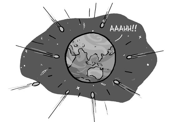 Ilustración de Jorge Cham para el libro No tenemos ni idea.