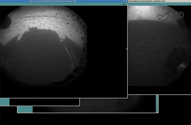 Curiosity las primeras imagenes