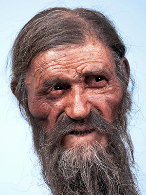 La cara de Ötzi